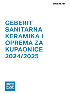 Geberit sanitarna keramika i oprema za kupaonice 2024/2025