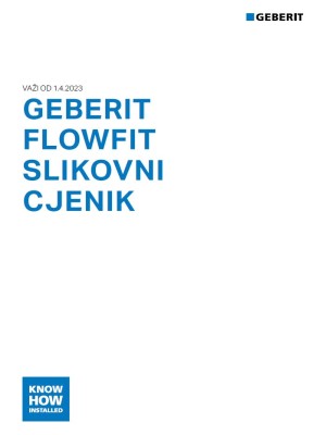 Geberit FlowFit tehnički katalog 2024/2025