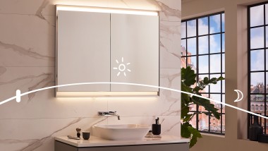 Geberit ONE element s ogledalom (© Geberit)